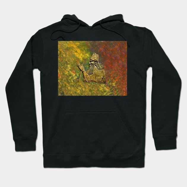 THe Assyrian King Hoodie by doniainart